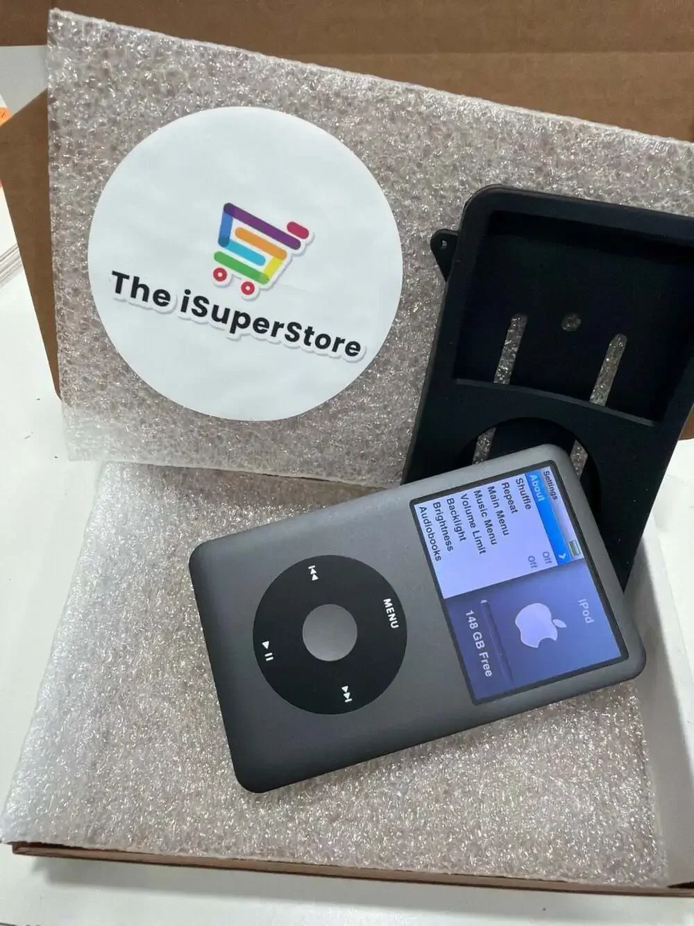 Refurbished  Apple iPod Classic 160GB 7th Generation Space Gray A1238 Bundle